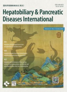 Hepatobiliary Pancreatic Diseases International